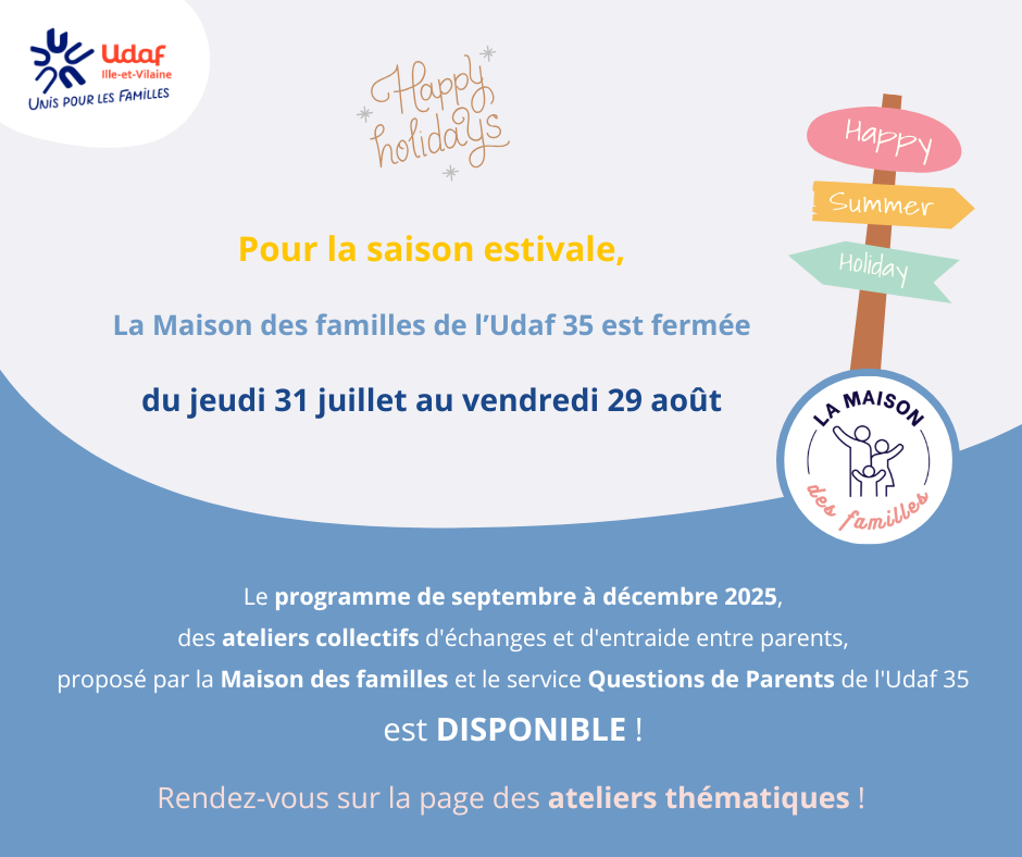 L'été de La Maison des familles - Udaf 35